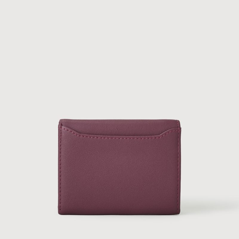 ANAKO 3 FOLD SMALL WALLET WITH EXTERNAL COIN COMPARTMENT