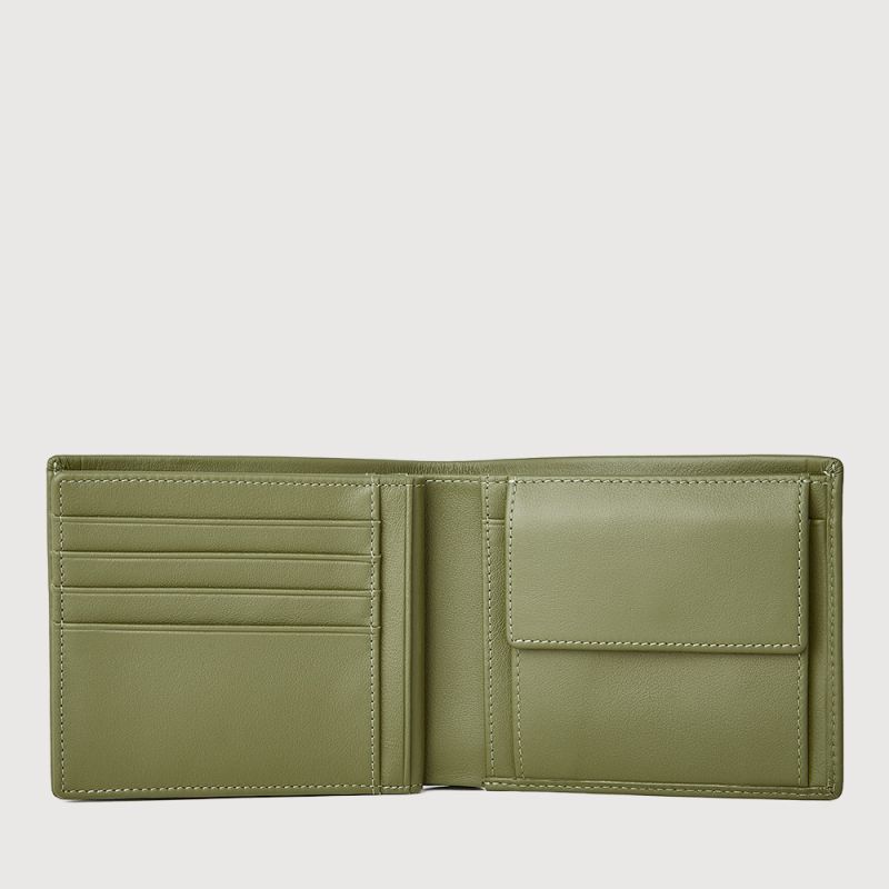 DEPP CENTRE FLAP WALLET WITH COIN COMPARTMENT (GERMAN SIZE)