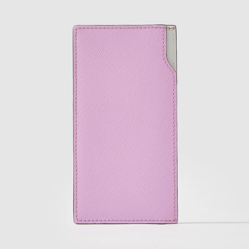 HINNA 2 FOLD LONG WALLET WITH ZIP COMPARTMENT (BOX GUSSET)