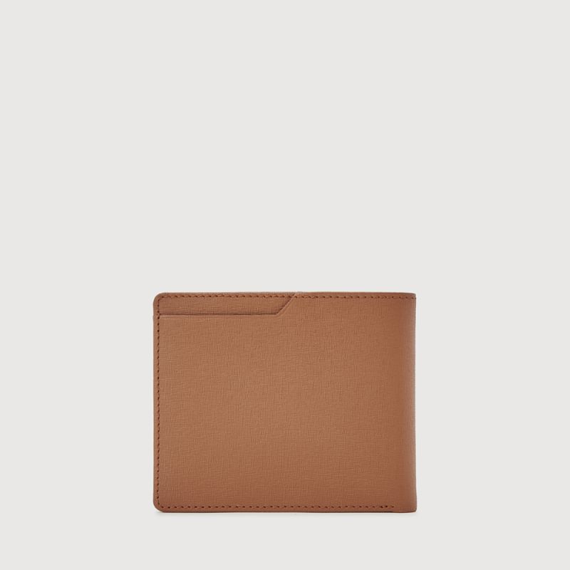 LOGE CENTRE FLAP WALLET WITH COIN COMPARTMENT