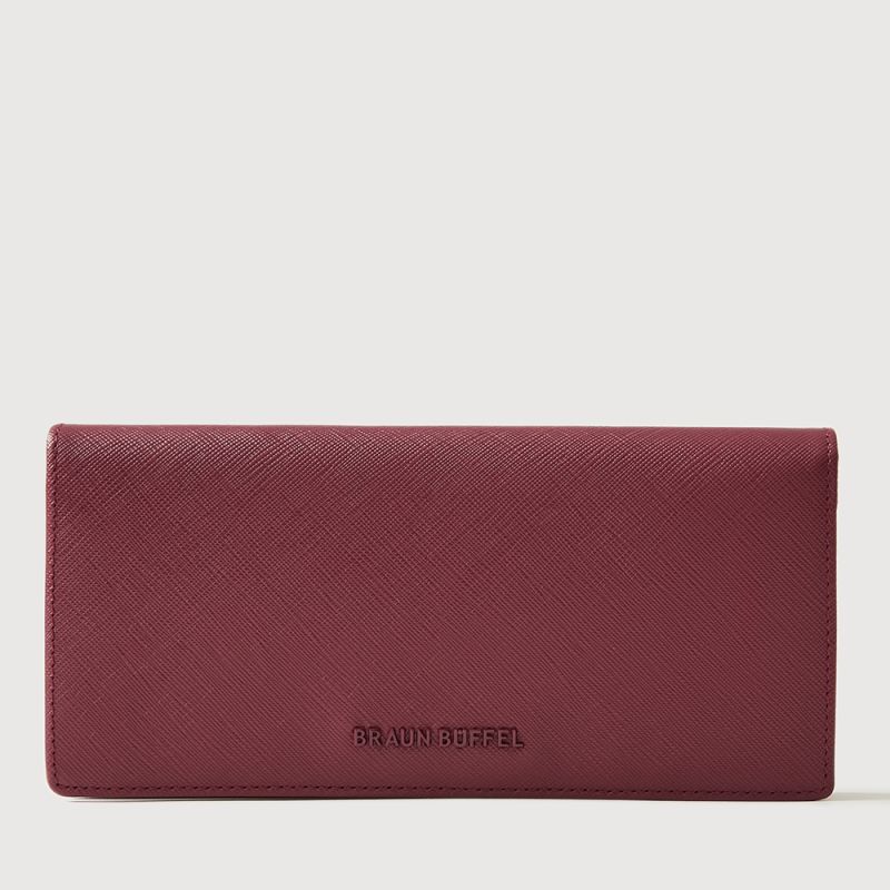 DAME 2 FOLD LONG WALLET WITH ZIP COMPARTMENT  (BOX GUSSET)