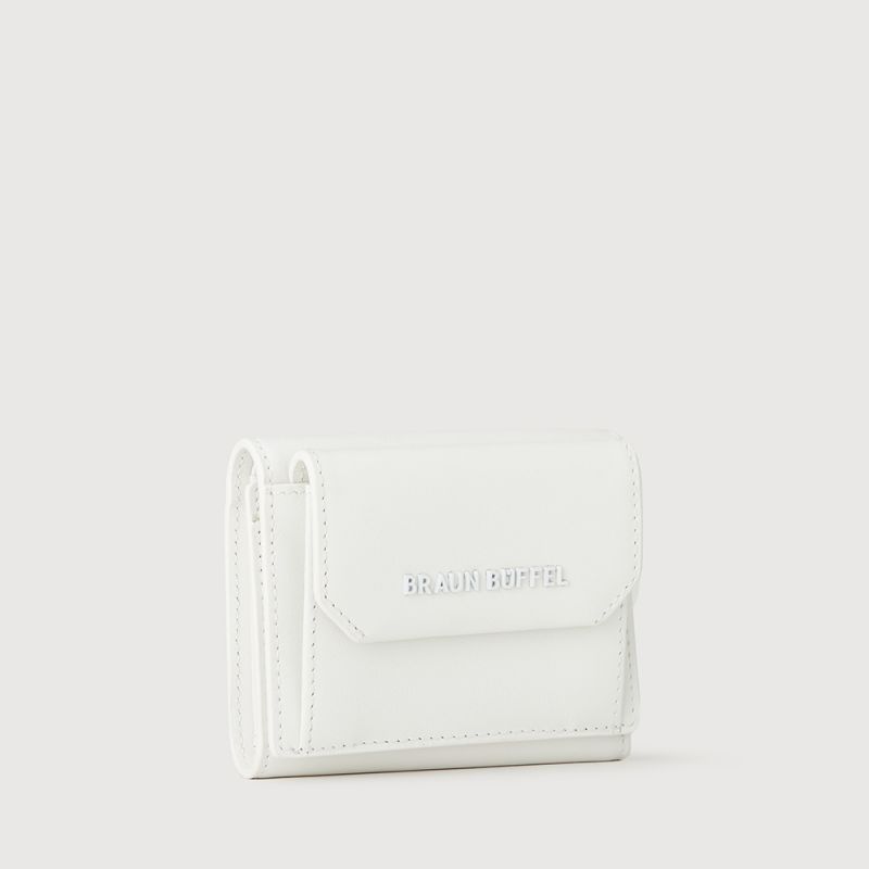 BRASILIA 3 FOLD SMALL WALLET WITH EXTERNAL COIN COMPARTMENT