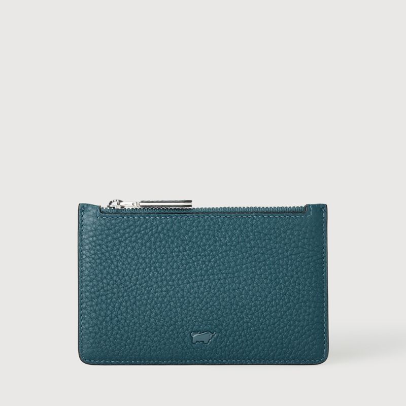 GIVERNY COIN HOLDER WITH EXTERNAL CARD SLOTS