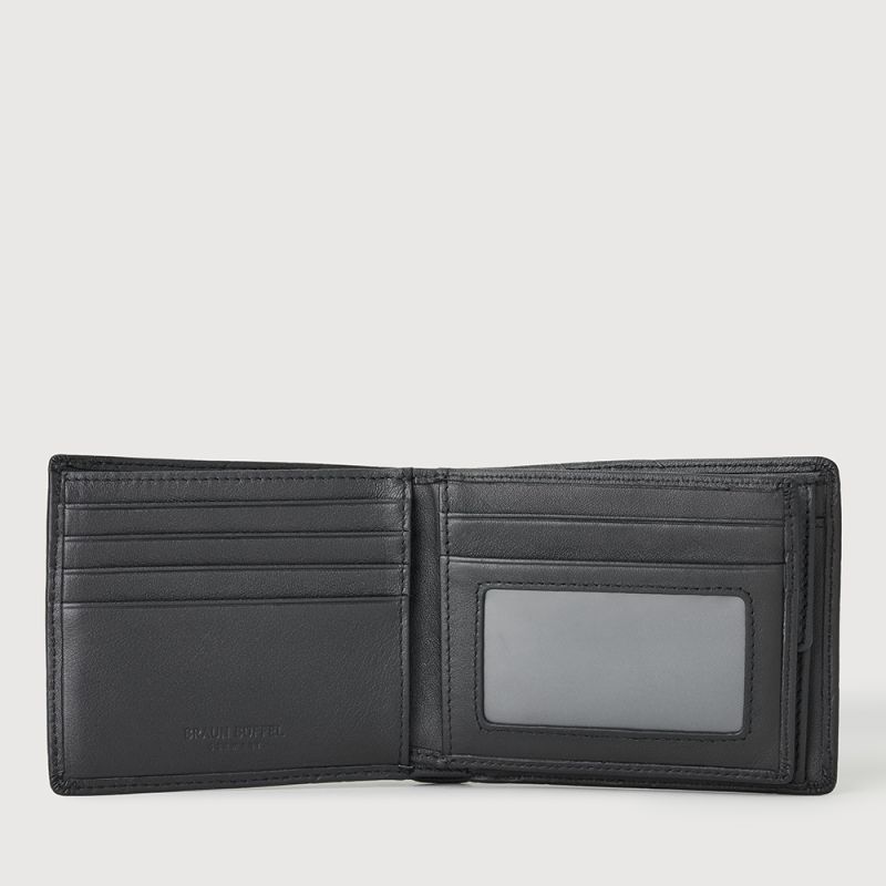 FOAM CENTRE FLAP WALLET WITH COIN COMPARTMENT
