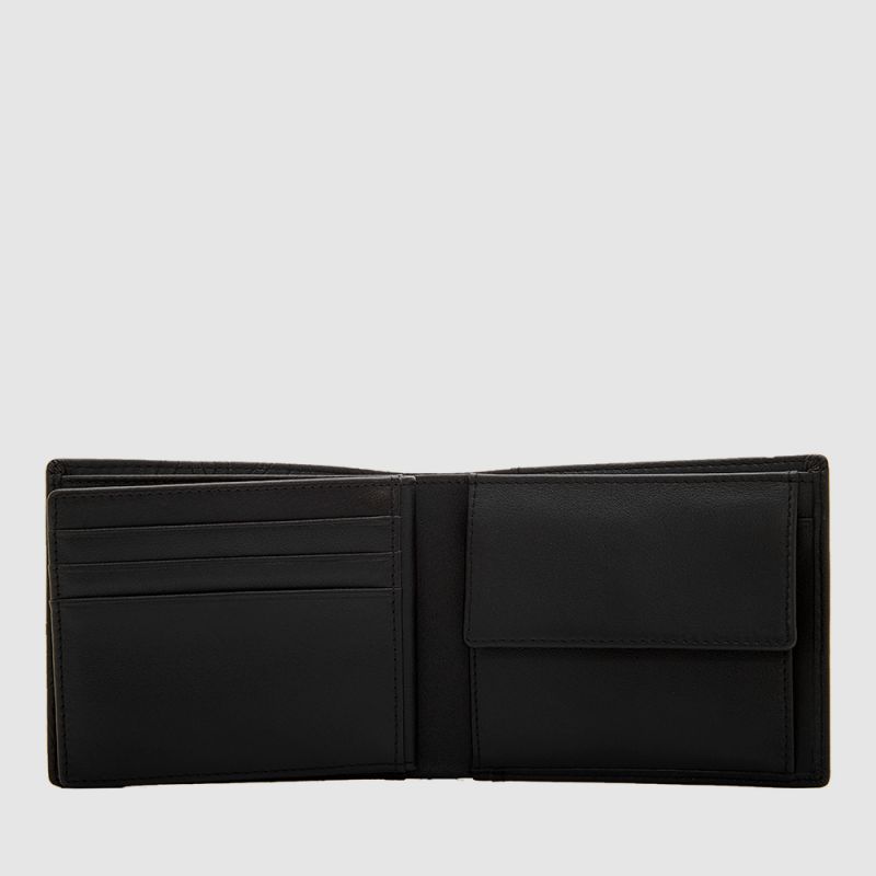 BONVILLE CENTRE-FLAP WALLET WITH COIN COMPARTMENT