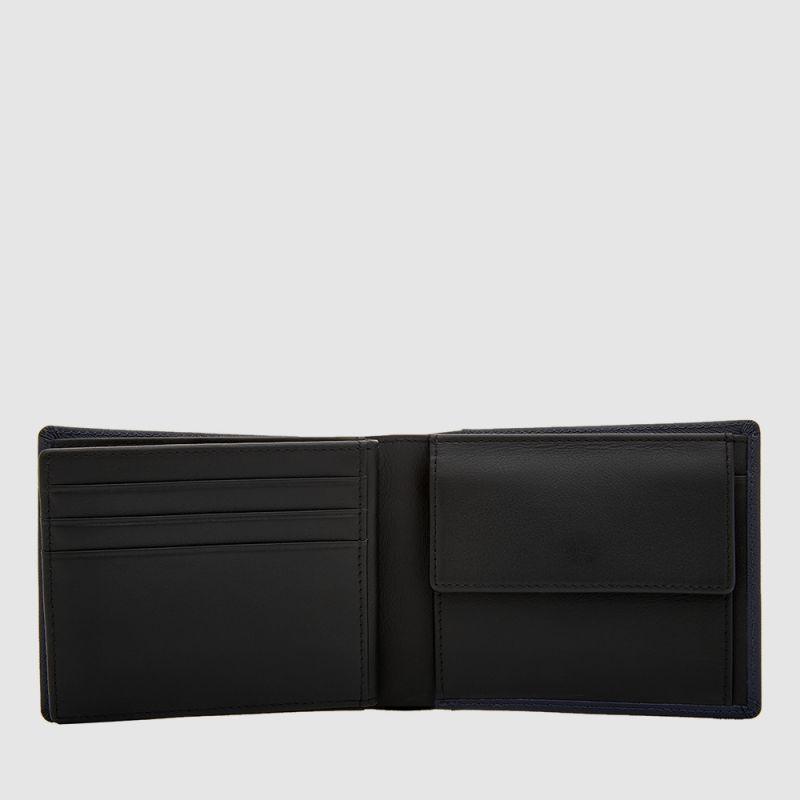 IKON CENTRE FLAP WALLET WITH COIN COMPARTMENT