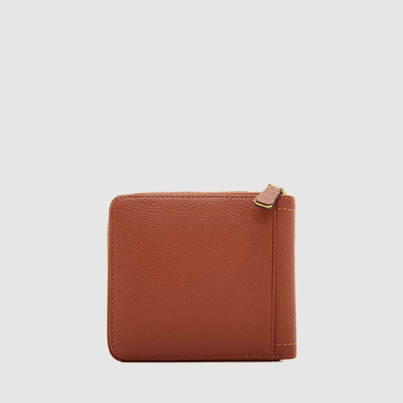 JANIS ZIP CENTRE FLAP WALLET WITH COIN COMPARTMENT
