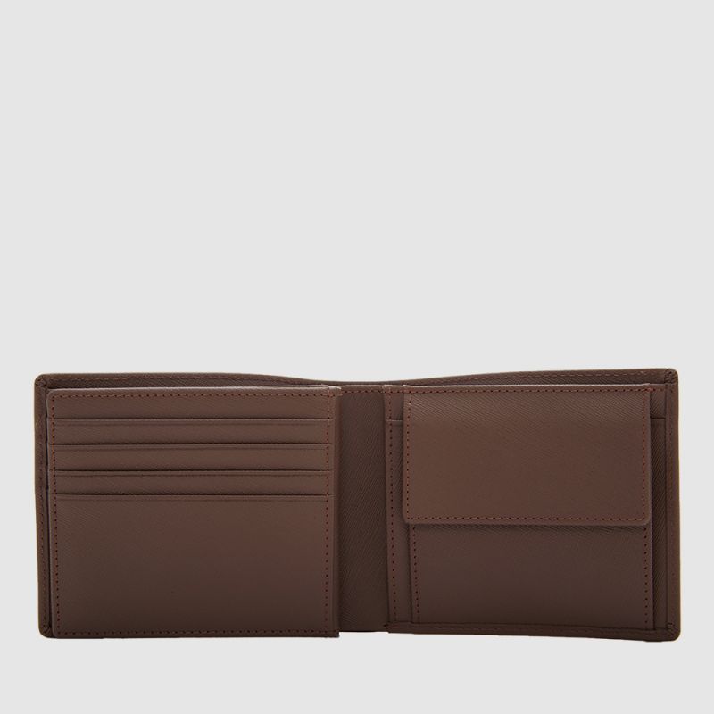 L'HOMME CENTRE-FLAP WALLET WITH COIN COMPARTMENT
